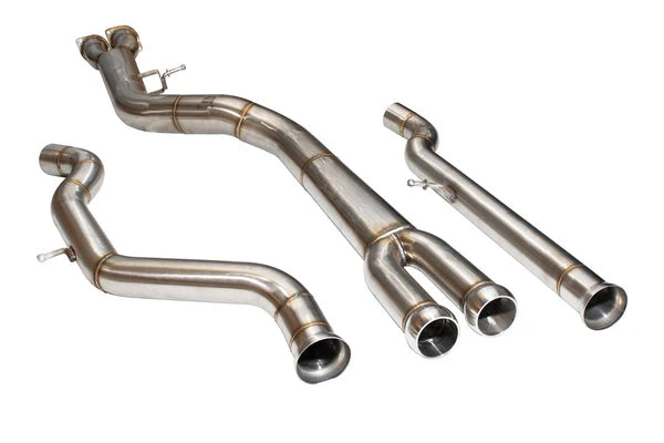 F8X BMW M3 & M4 Single Mid Pipe includes Active F-brace