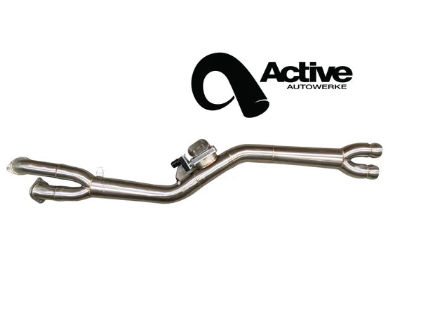 Active Autowerke G80/G82 M3/M4 Signature single mid-pipe with G-brace