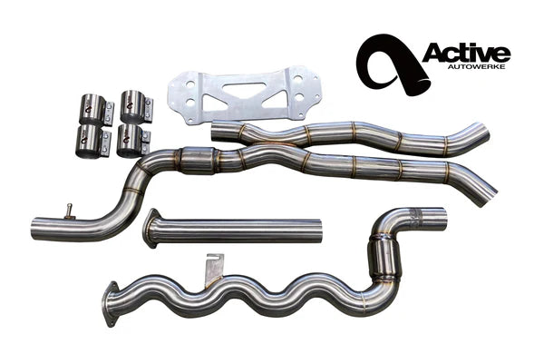 Active Autowerke G80/G82 M3/M4 Gen 2 Signature Equal Length mid-pipe (US Patent 11248511, UK and EU patent 3882441)