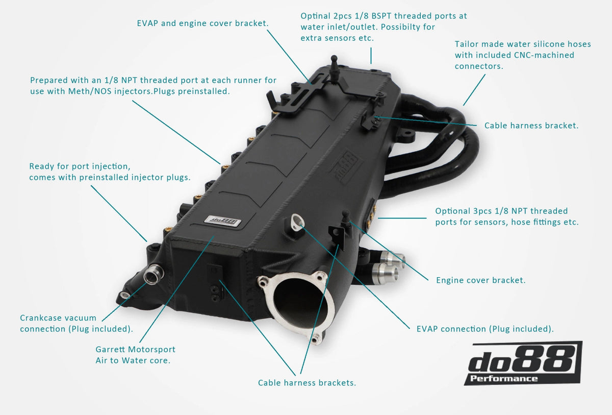 do88 MERA Charge Cooler Manifold | BMW B58 (Gen 2) / Toyota GR Supra A90