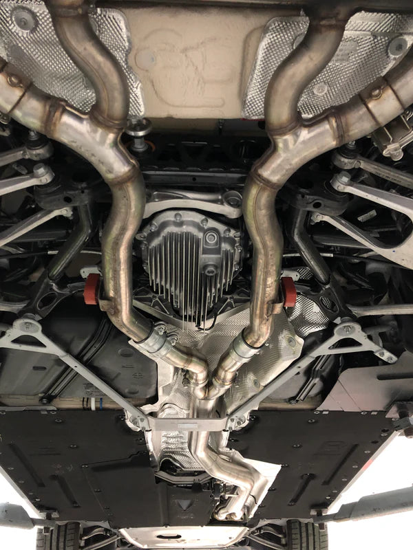 F87 BMW M2 Competition Mid Pipe includes Active F-brace