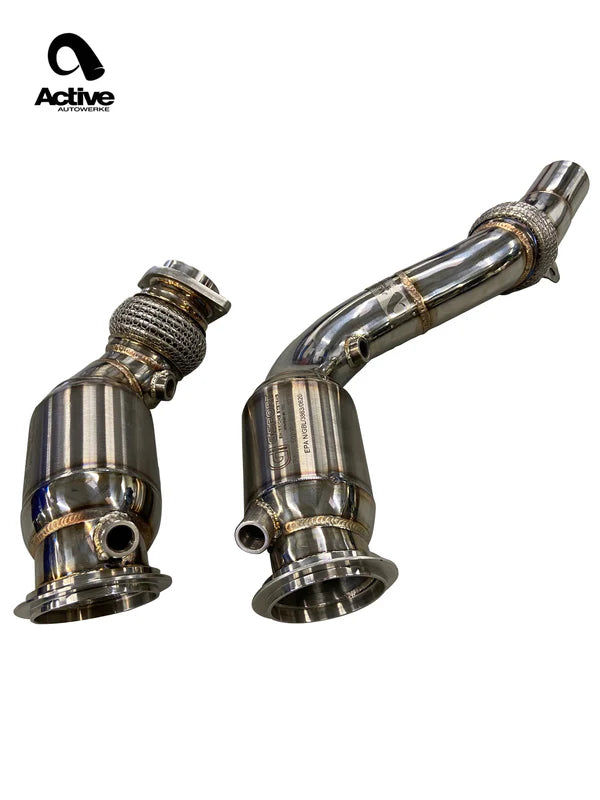 F8X BMW S55 M2C / M3 / M4 Downpipes w GESI G-Sport Cats
