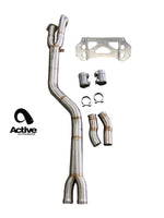 Active Autowerke G87 M2 Signature single mid-pipe with G87-brace