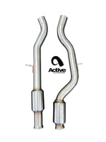 F8X BMW M3 & M4 Single Mid Pipe includes Active F-brace