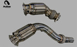 F8X BMW S55 M2C / M3 / M4 Downpipes w Active AFlow Cats